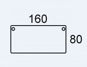 160-80S Bordplade